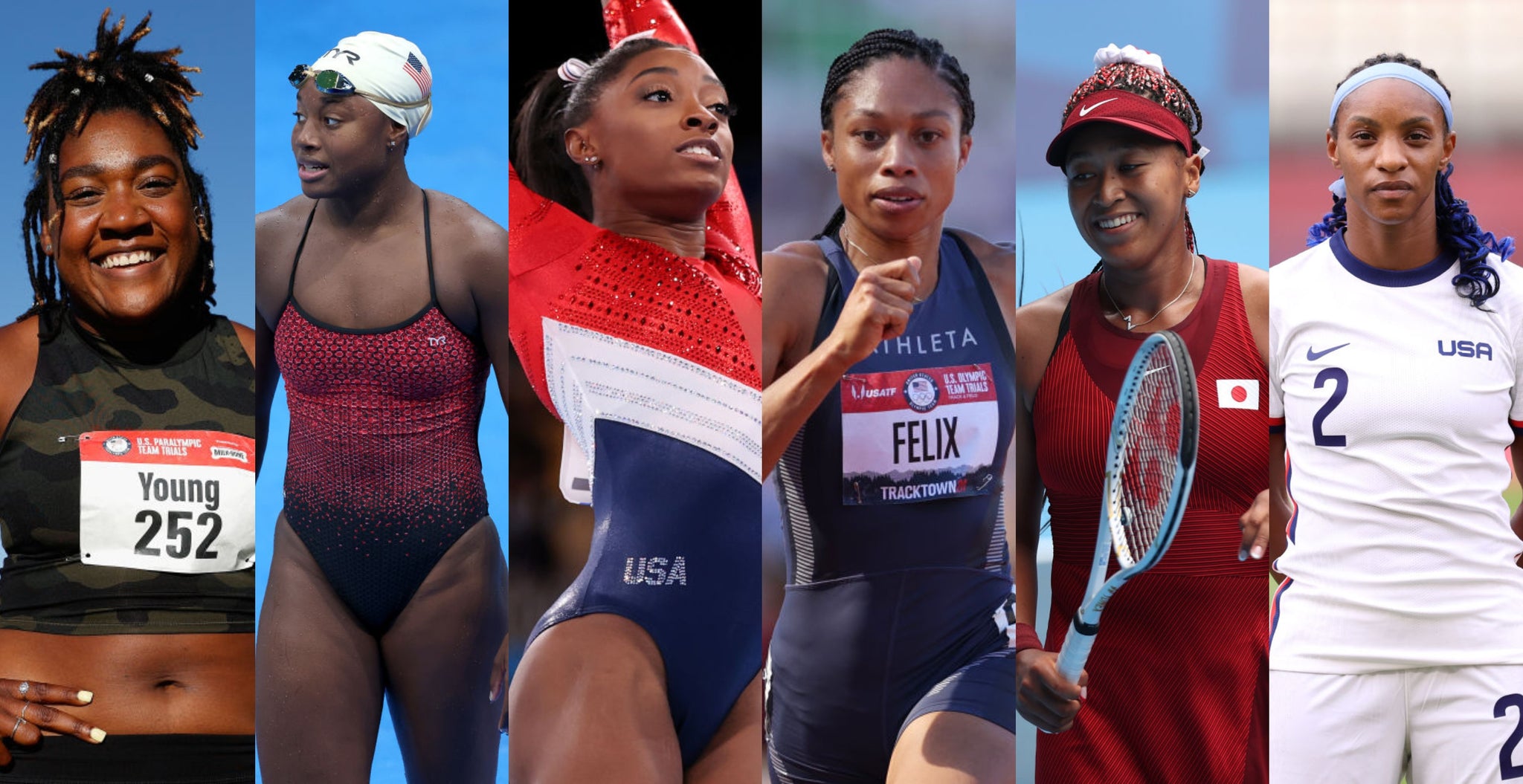 Female Athletes: hair did, nails did, everything D.I.D.